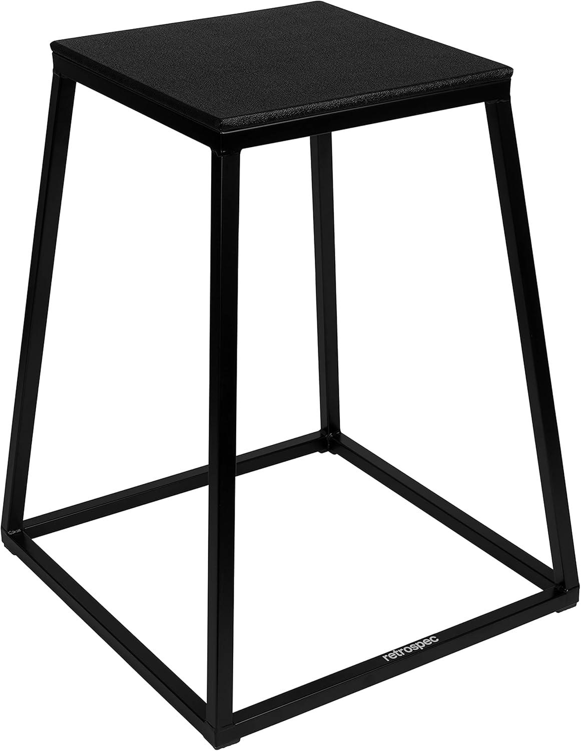 Retrospec Leap Plyo Box Jump Platforms for Home Gym Plyometric Jumping, Strength Training & Jump Box Exercise, 12″, 18″, 24″, 30″ and Full Set for Men and Women(Matte Black)