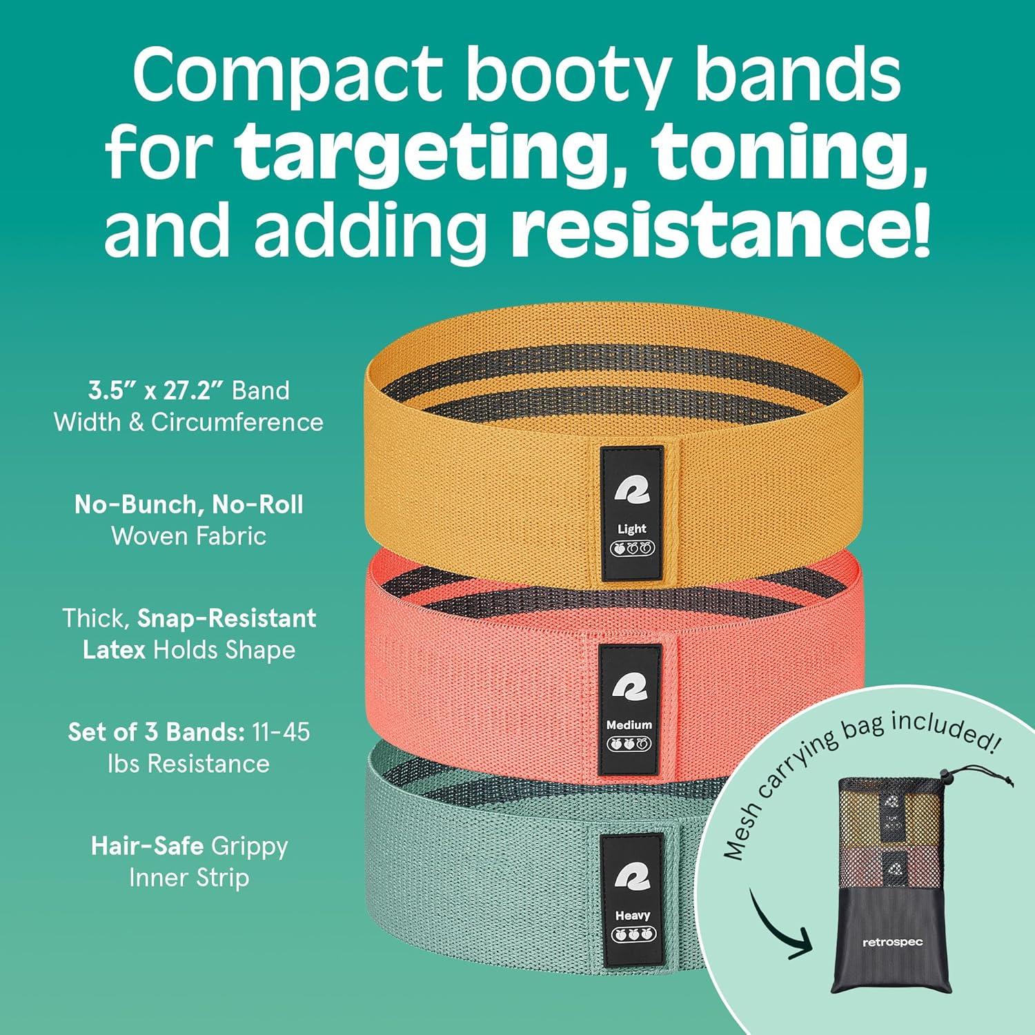 Retrospec Engage Resistance Booty Bands(Beach Bum)