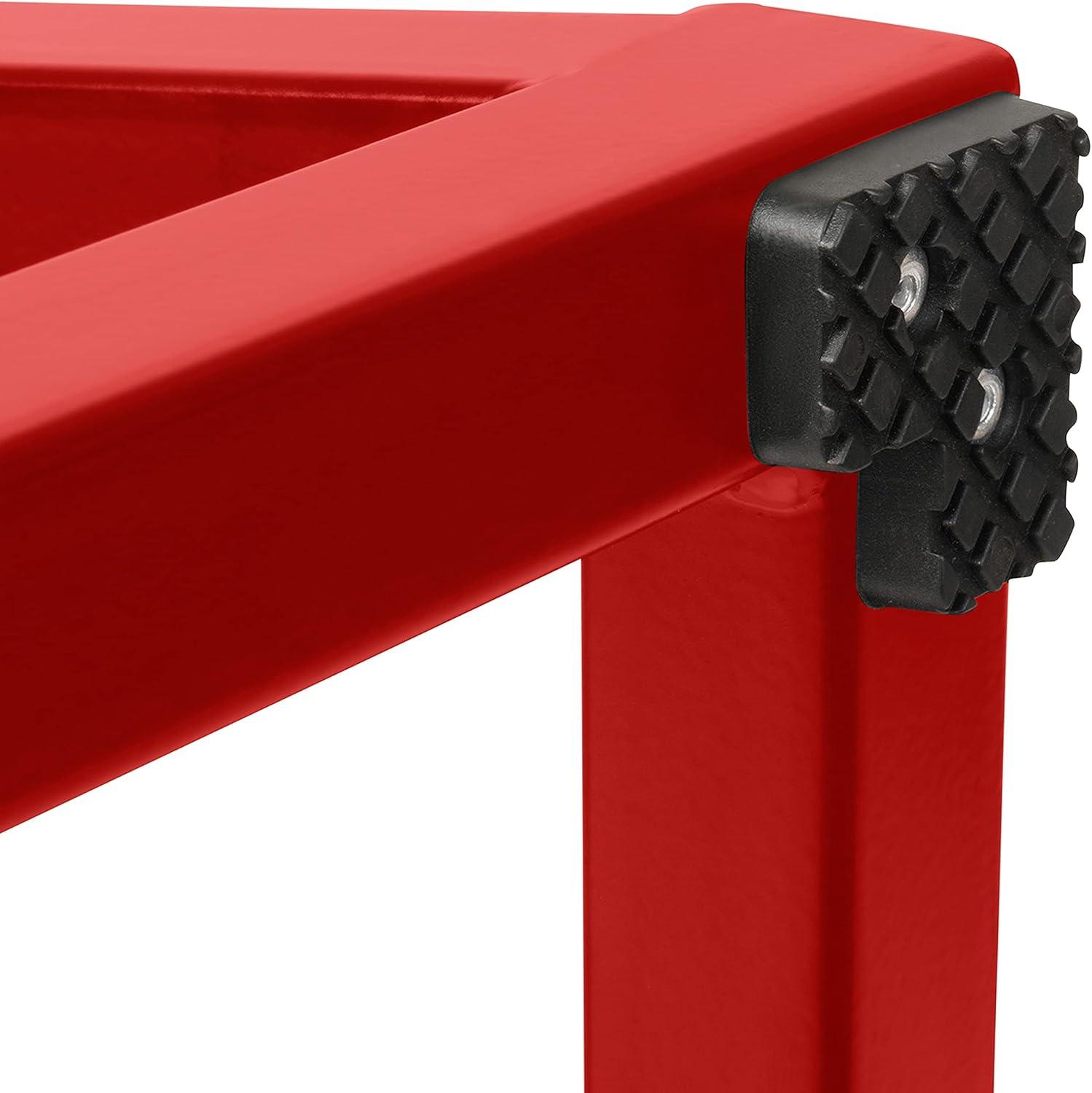 Retrospec Leap Plyo Box Jump Platforms for Home Gym Plyometric Jumping, Strength Training & Jump Box Exercise, 12″, 18″, 24″, 30″ and Full Set for Men and Women(Red)