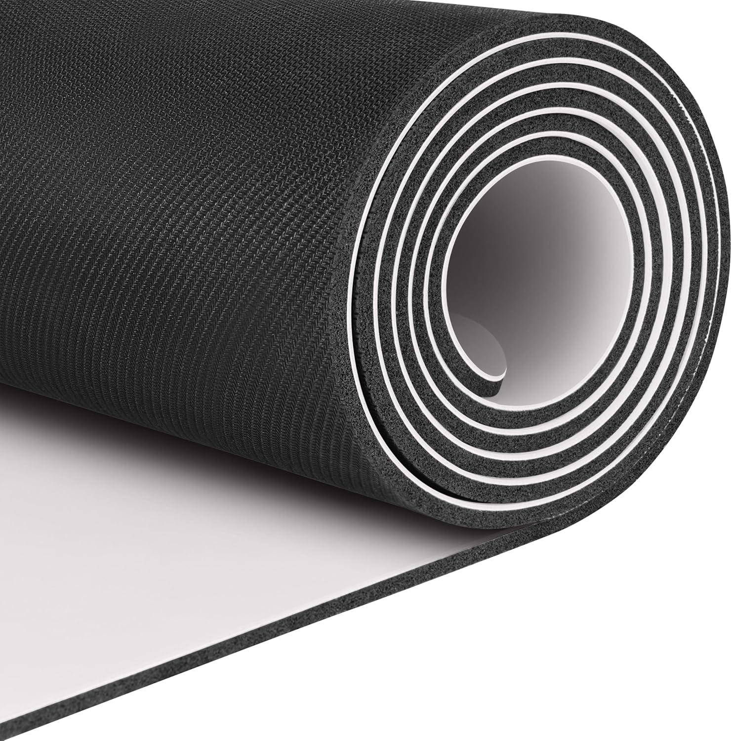 Retrospec Laguna 5mm Yoga Mat – Fitness Mat for Women, Men & Children, Slip-Resistant and Moisture Absorbing Exercise Mat for Home, Pilates, Yoga and Floor Workouts(Rosewater)