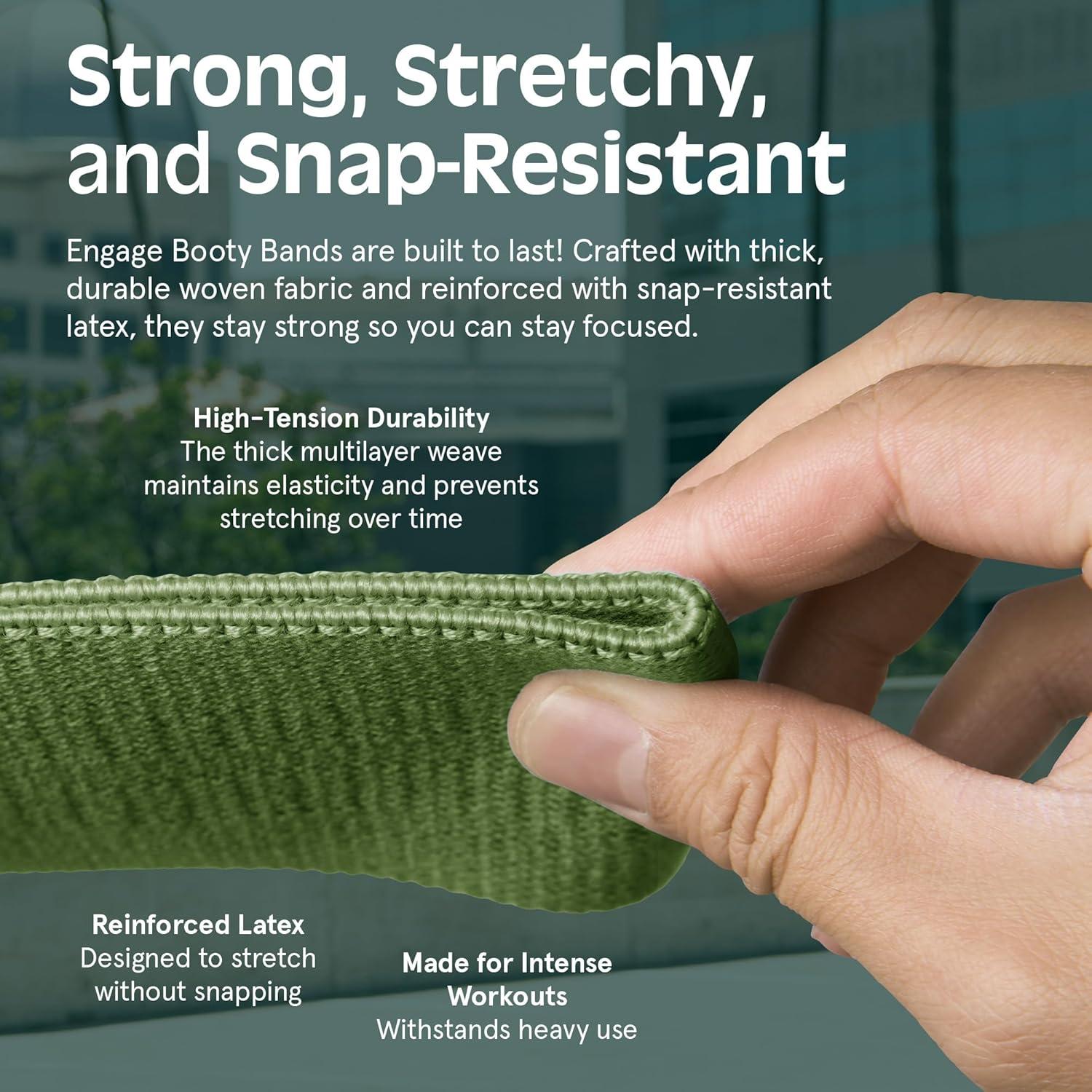 Retrospec Engage Resistance Booty Bands(Ocean’s Bottom)