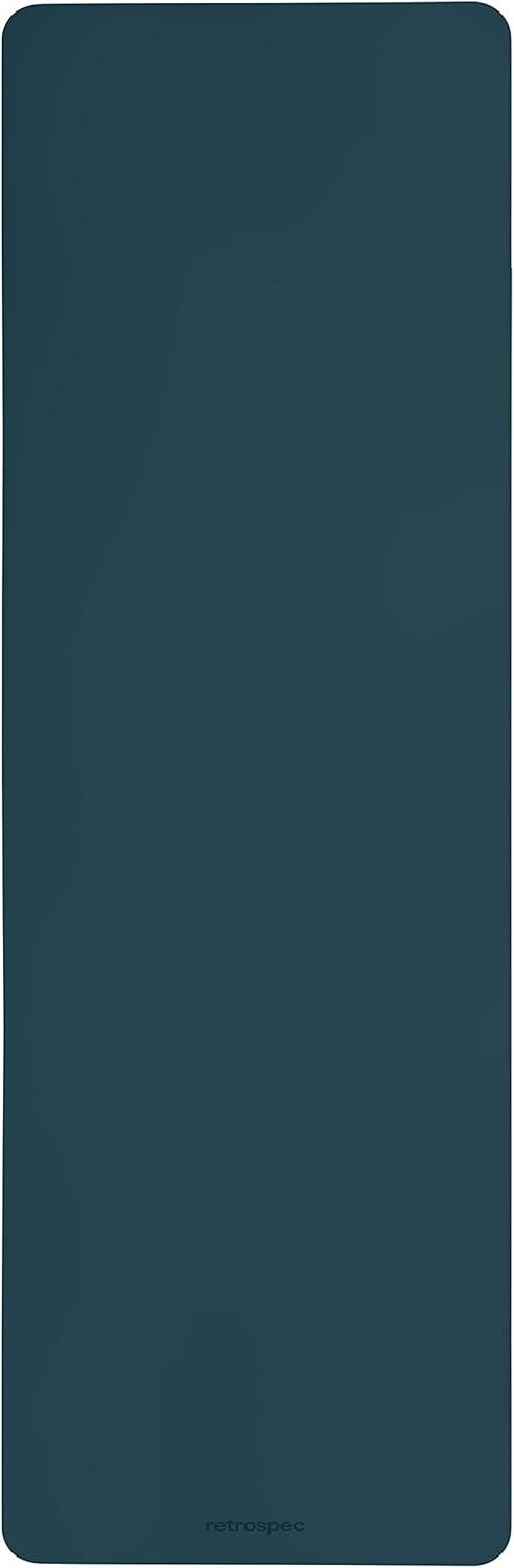 Retrospec Laguna 5mm Yoga Mat – Fitness Mat for Women, Men & Children, Slip-Resistant and Moisture Absorbing Exercise Mat for Home, Pilates, Yoga and Floor Workouts(Ocean Blue)