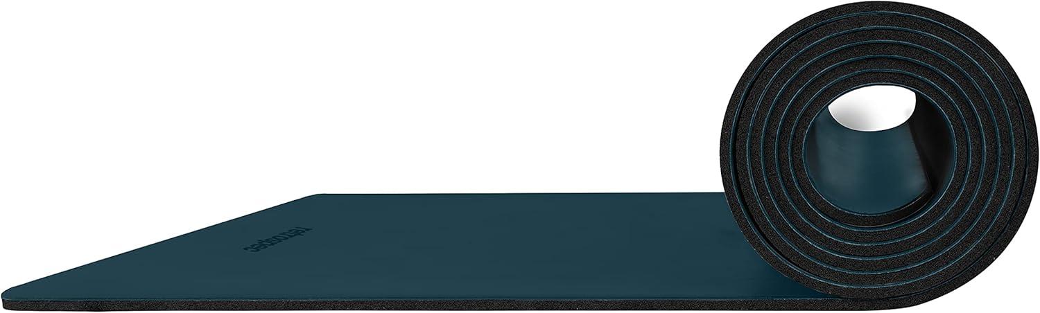 Retrospec Laguna 5mm Yoga Mat – Fitness Mat for Women, Men & Children, Slip-Resistant and Moisture Absorbing Exercise Mat for Home, Pilates, Yoga and Floor Workouts(Ocean Blue)