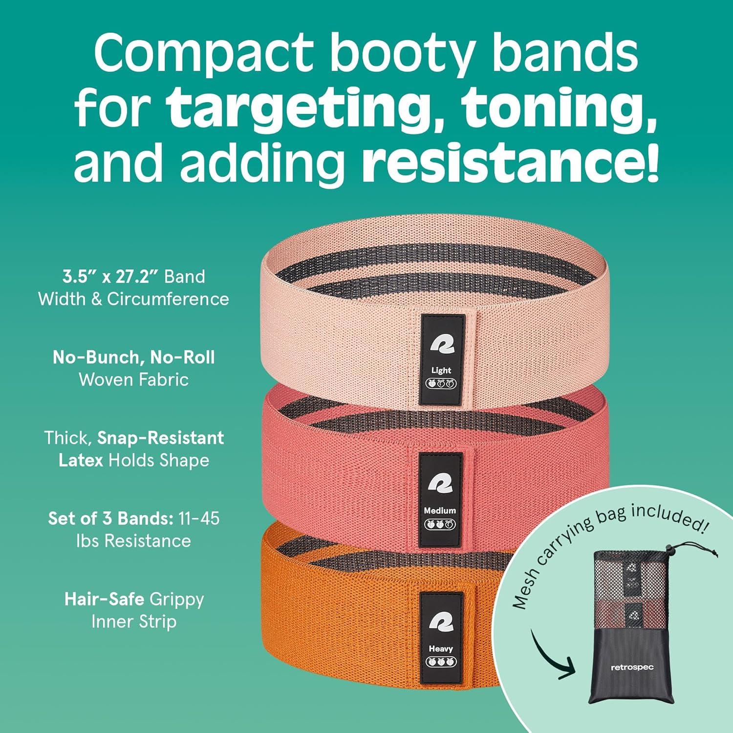 Retrospec Engage Resistance Booty Bands(Perfect Peach)