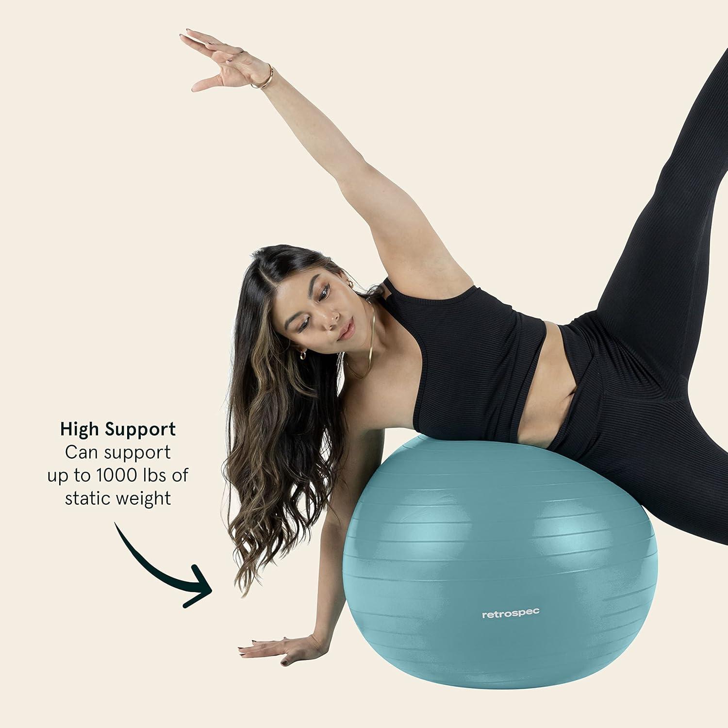 Retrospec Retrospec Luna Exercise Ball(Turquoise)