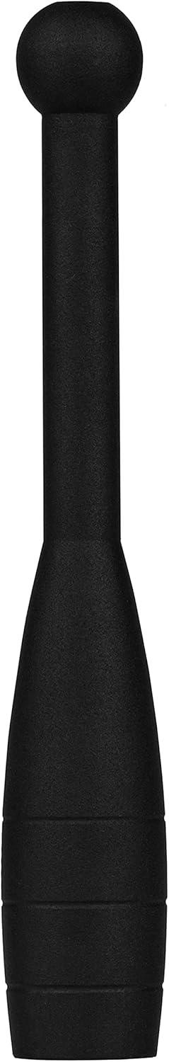 Retrospec Grip Steel Club Strength Training, Rehabilitation, Stretching, Conditioning and Rotational Training – 5, 10, 15lb Options for Women & Men(Matte Black)