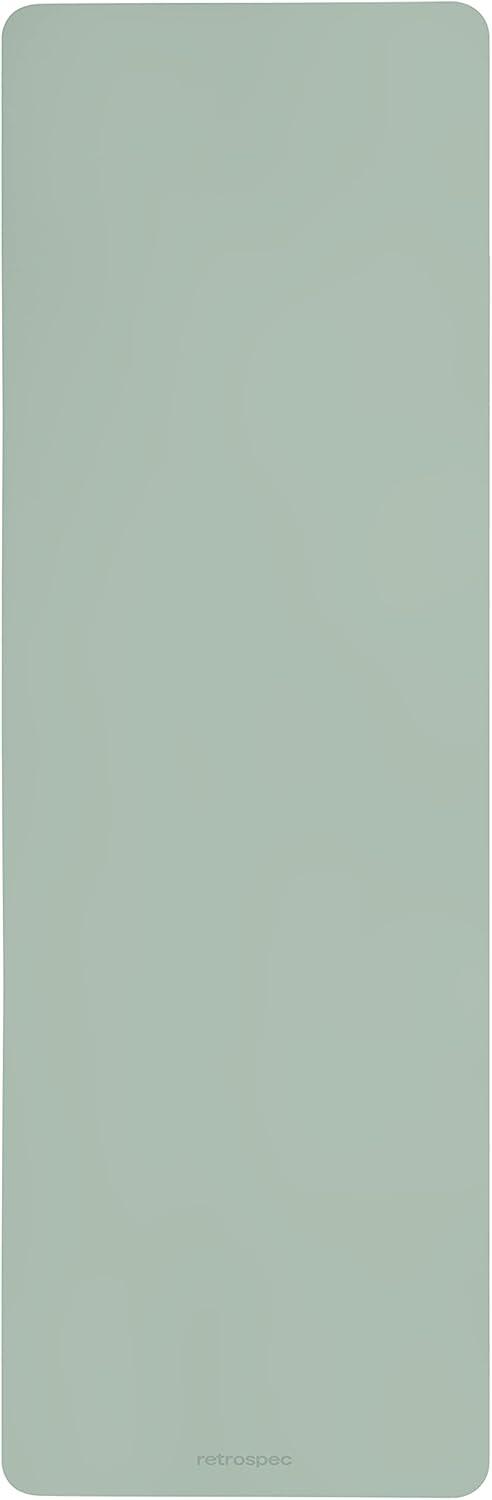 Retrospec Laguna 5mm Yoga Mat – Fitness Mat for Women, Men & Children, Slip-Resistant and Moisture Absorbing Exercise Mat for Home, Pilates, Yoga and Floor Workouts(Sage)