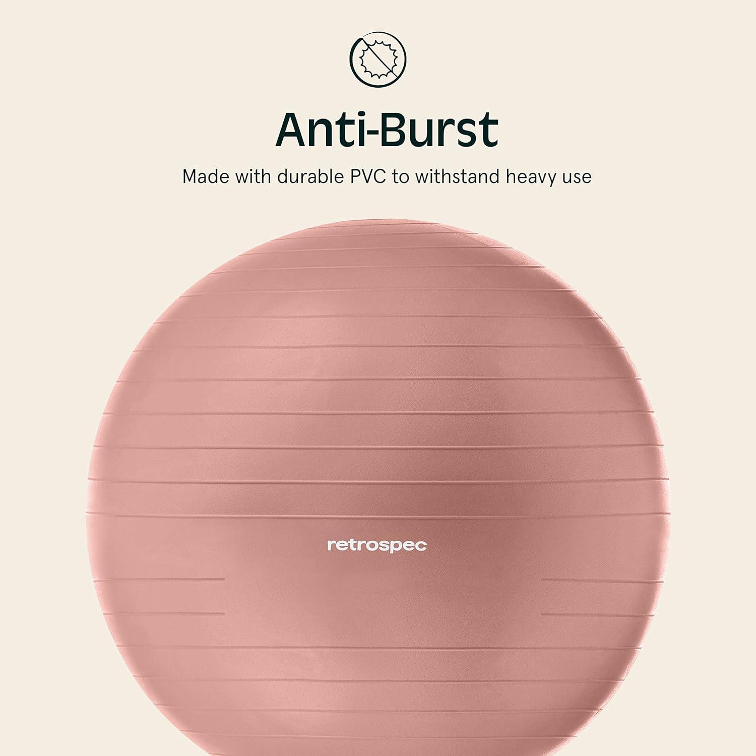 Retrospec Retrospec Luna Exercise Ball(Rose)
