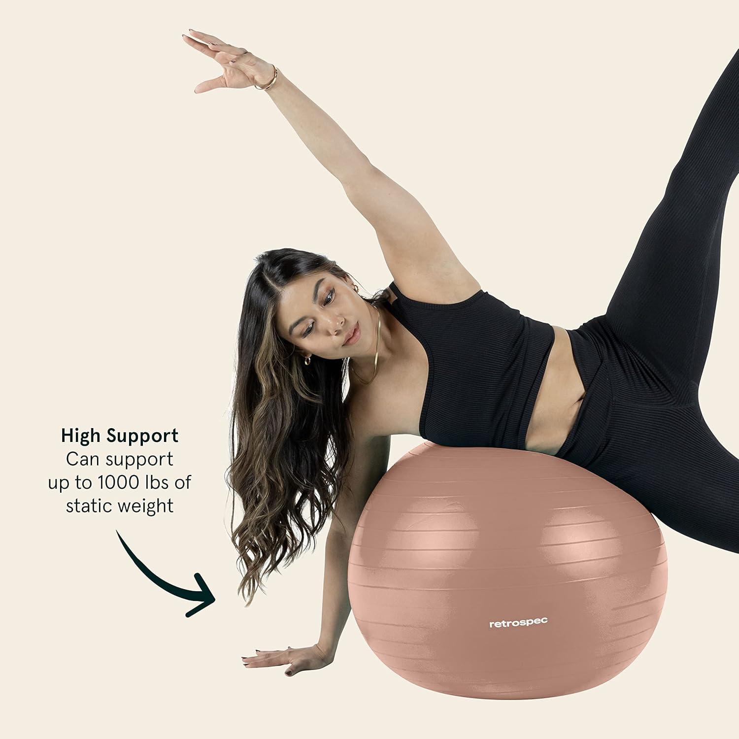 Retrospec Retrospec Luna Exercise Ball(Rose)