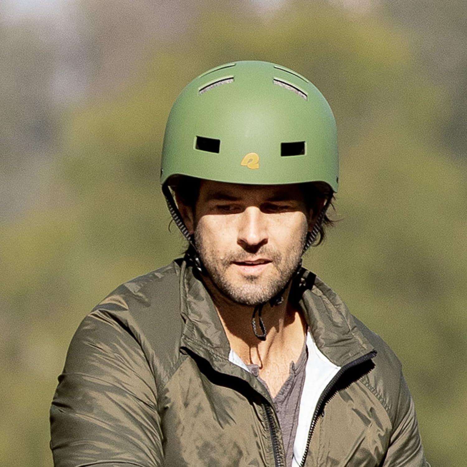 Retrospec Dakota Adult Bike Helmet for Men & Women – Multi-Sport Protection with ABS Shell, EPS Foam, 10 Vents & Removable Washable Padding for BMX, Skating, Scooter and Skate – Helmets for Adults(Matte Forest)