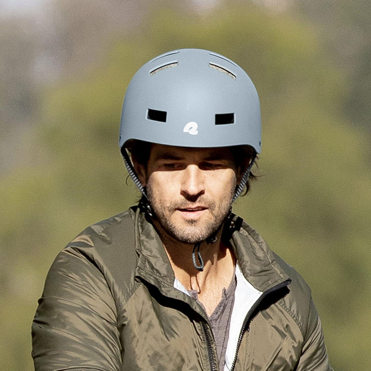 Retrospec Dakota Adult Bike Helmet for Men & Women – Multi-Sport Protection with ABS Shell, EPS Foam, 10 Vents & Removable Washable Padding for BMX, Skating, Scooter and Skate – Helmets for Adults(Matte Crystal Blue)