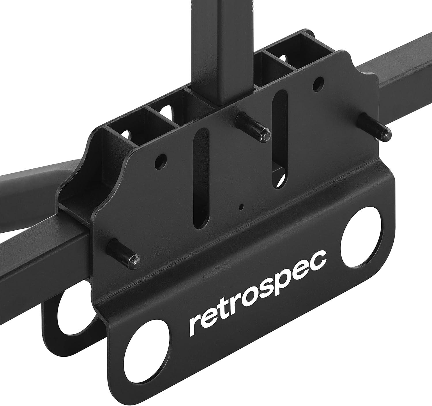 Retrospec Lenox Car Hitch Mount Tray Bike Rack W/ 2-Inch Receiver – 2 Bicycle Carrier – Class II or III Trailer Hitch(Black)