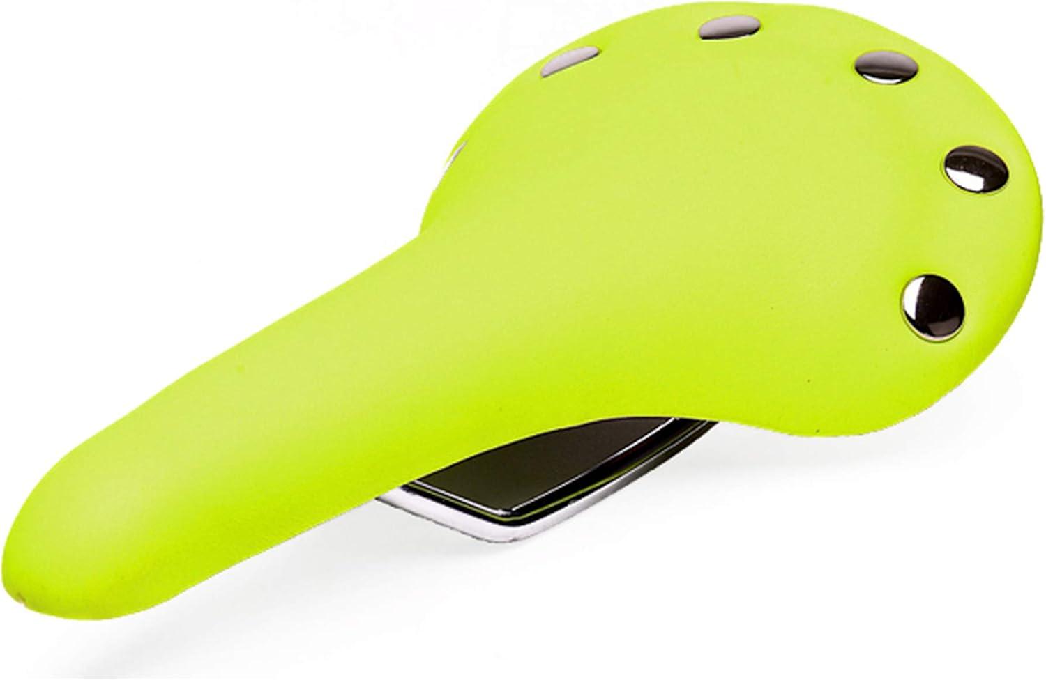 Retrospec Bicycles 6 Button Track/Velo Saddle(Yellow)