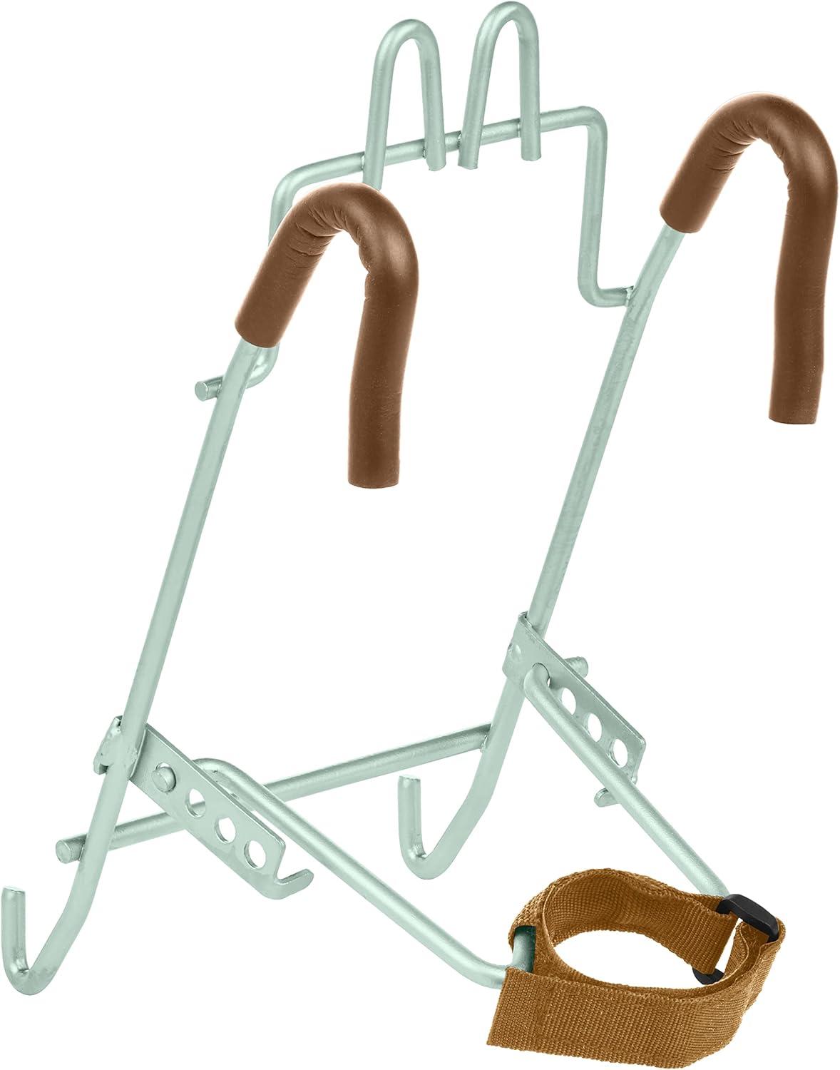 Retrospec Apollo Detachable Front Bike Basket Steel Half-Mesh with Integrated Detachable Hooks and Built-In Handle, Easy Assembly and Portability for Bicycles(Matcha)
