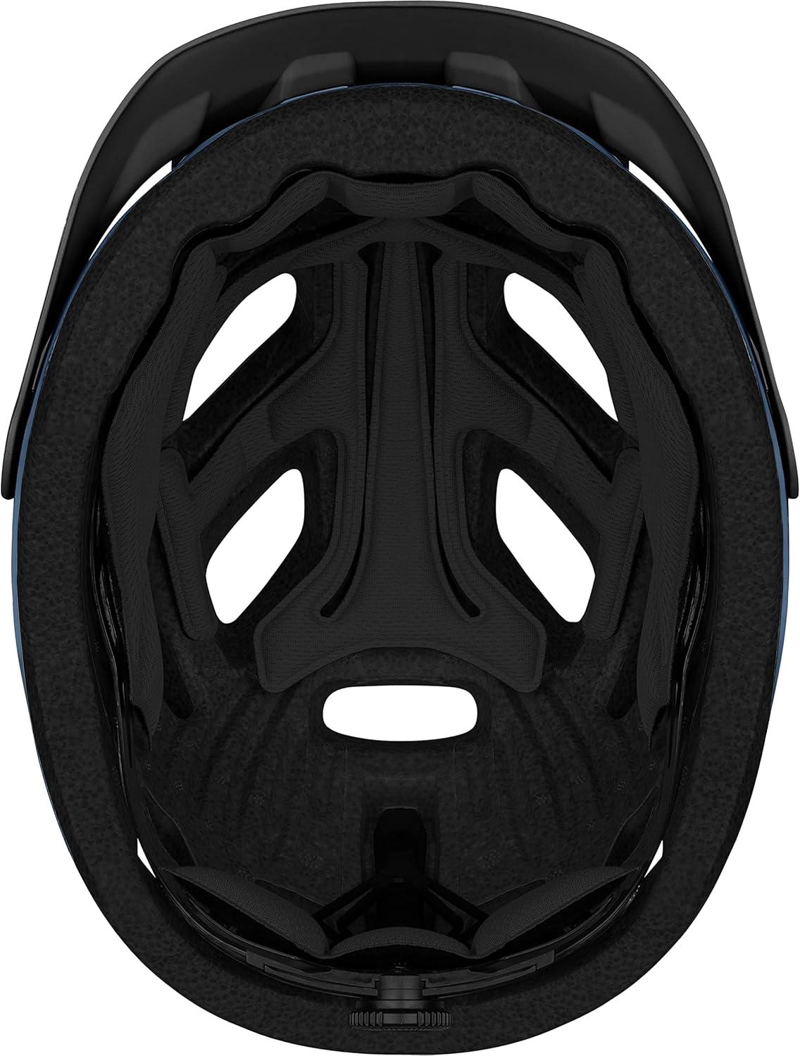 Retrospec Lennon Adult Bike Helmet with LED Safety Light Adjustable Dial & Removable Visor – Adjustable Bicycle Cycling Helmet for Men & Women(Matte Navy)