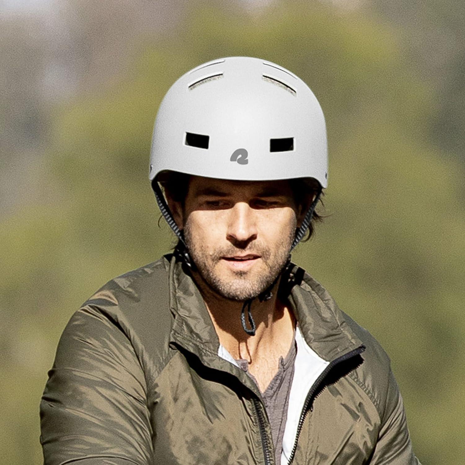 Retrospec Dakota Adult Bike Helmet for Men & Women – Multi-Sport Protection with ABS Shell, EPS Foam, 10 Vents & Removable Washable Padding for BMX, Skating, Scooter and Skate – Helmets for Adults(Matte White)