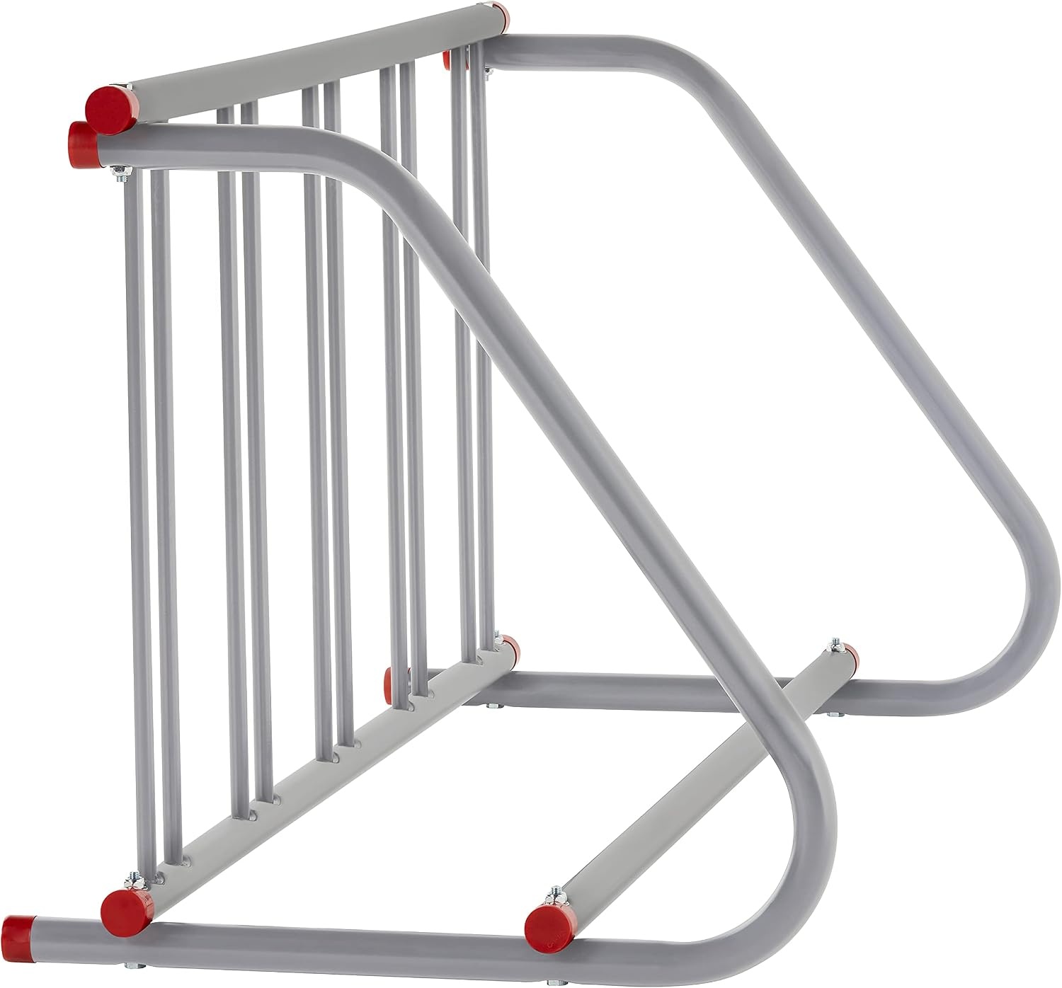 Retrospec Commercial Grid Bike Rack – Single & Double Sided – Bicycle Storage Stand for Garages, Stores, Schools & Universities Power Coated Steel | for Garages, for Stores, for Schools, for Universities(Silver)