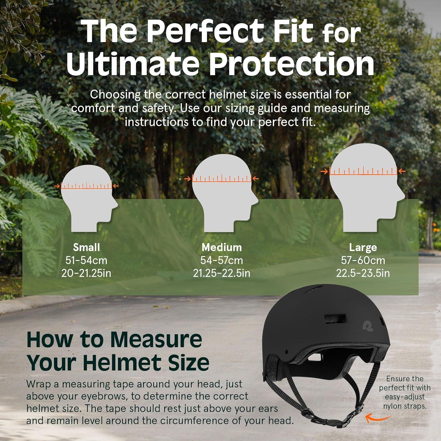 Retrospec Dakota Adult Bike Helmet for Men & Women – Multi-Sport Protection with ABS Shell, EPS Foam, 10 Vents & Removable Washable Padding for BMX, Skating, Scooter and Skate – Helmets for Adults(Matte Black)