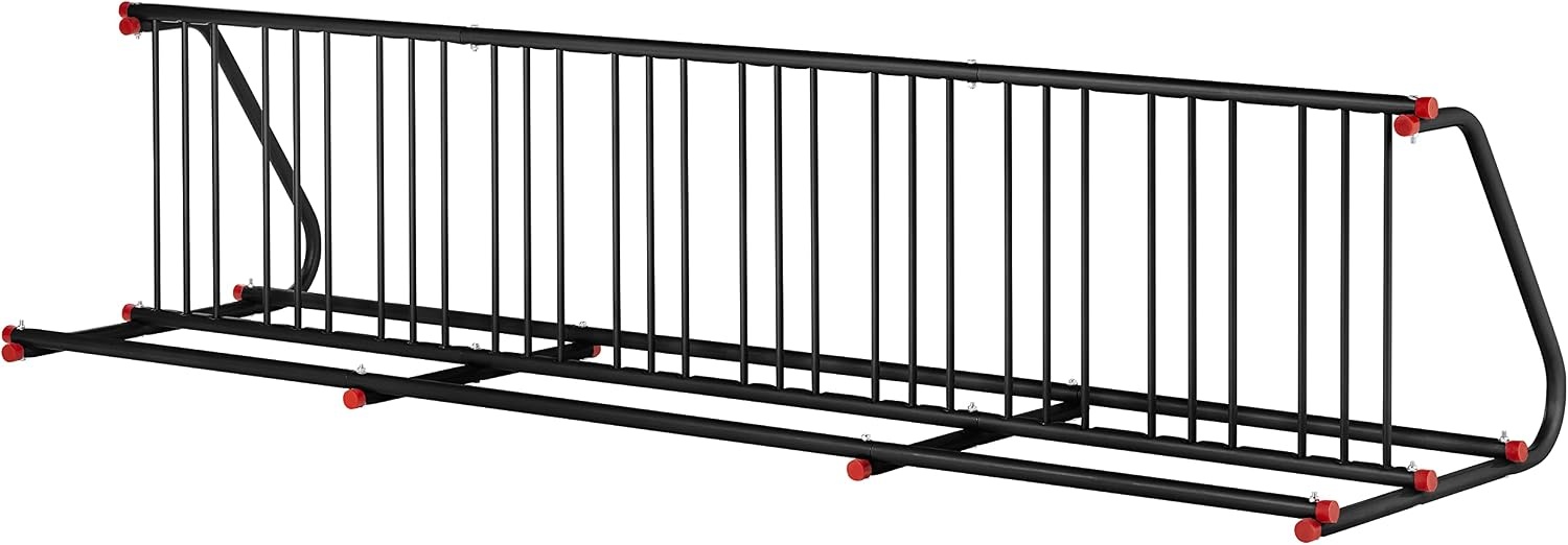 Retrospec Commercial Grid Bike Rack – Single & Double Sided – Bicycle Storage Stand for Garages, Stores, Schools & Universities Power Coated Steel | for Garages, for Stores, for Schools, for Universities(Black)