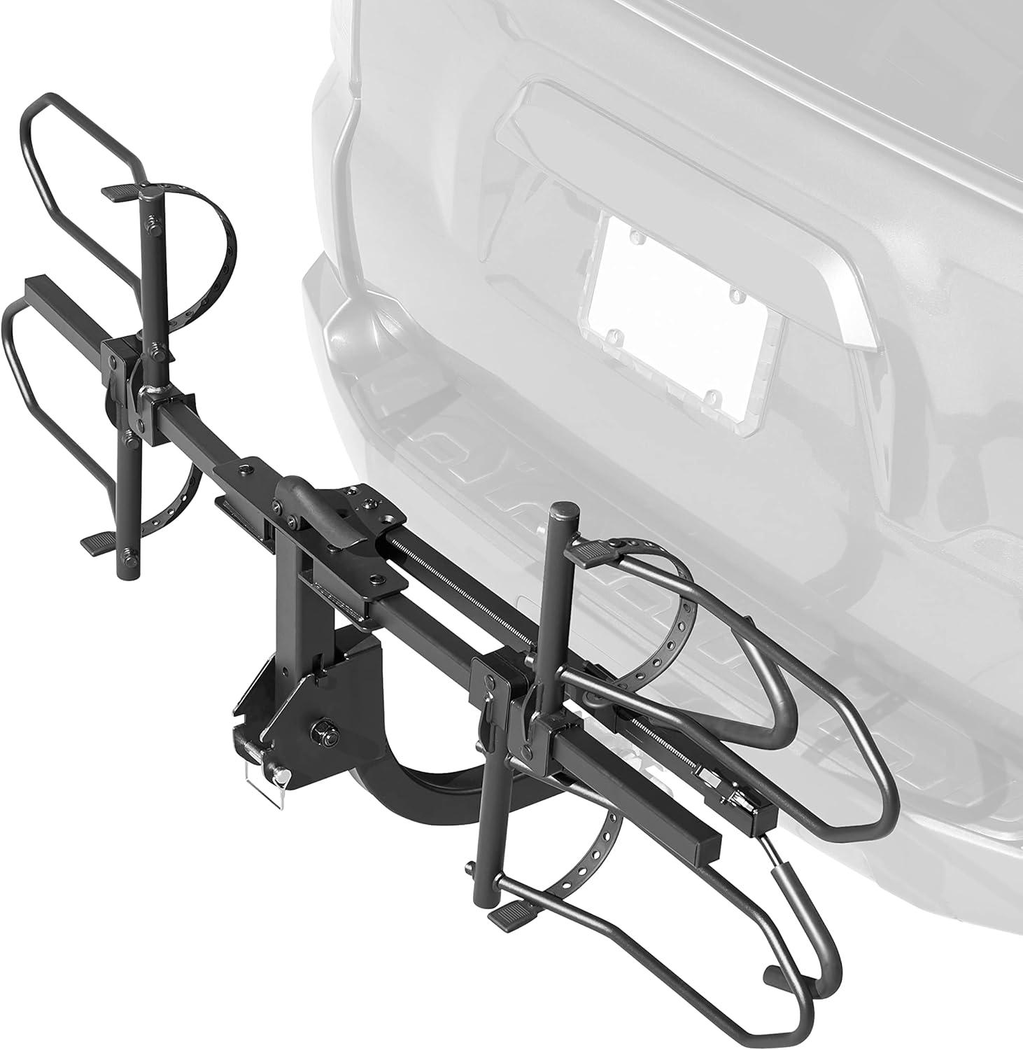 Retrospec Endeavor 2-E-Bike Hitch Mount Rack for Cars, Trucks, SUVs – 160lb Max Weight, Accommodates Electric Bikes with 20-29″ Wheels – Foldable, Anti-Rattle, Compatible with 2″ Class III Hitch