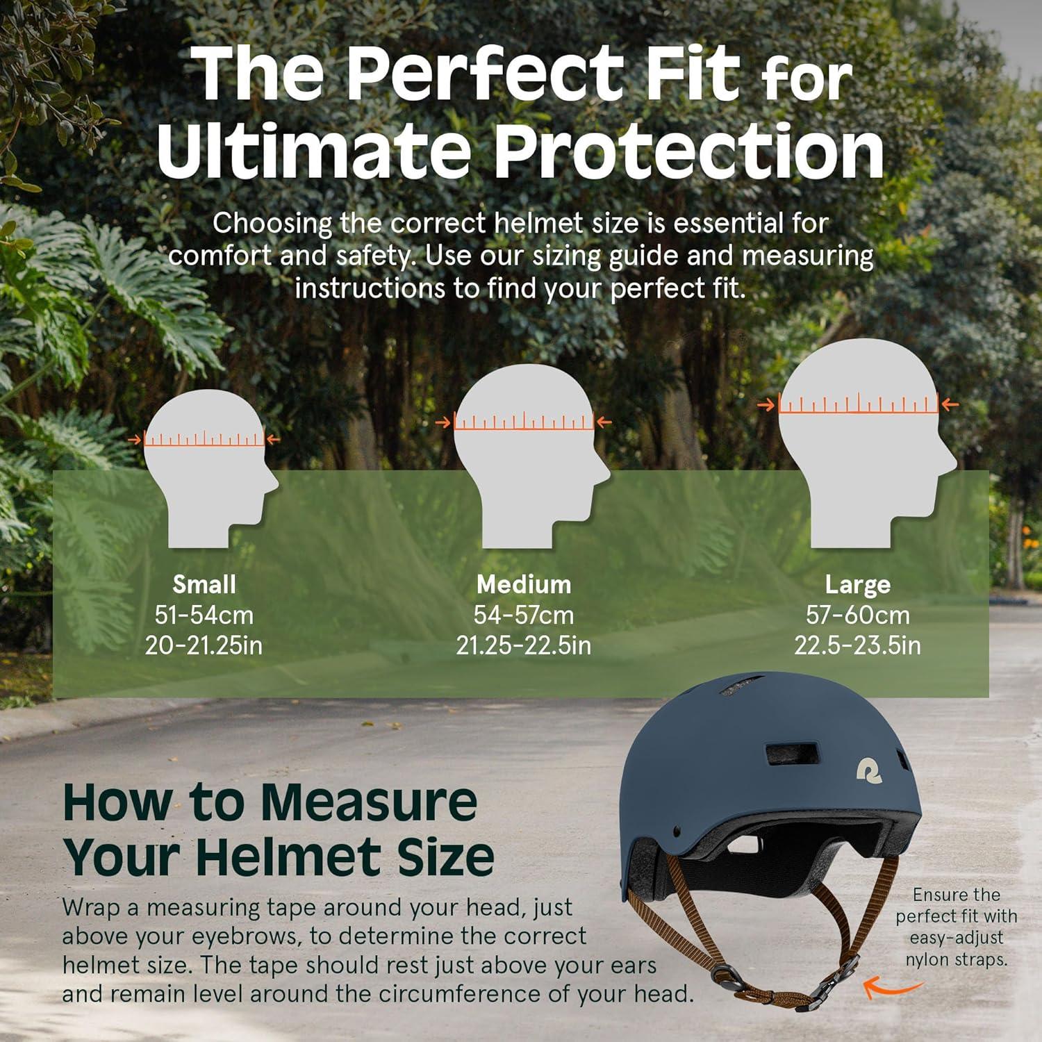 Retrospec Dakota Adult Bike Helmet for Men & Women – Multi-Sport Protection with ABS Shell, EPS Foam, 10 Vents & Removable Washable Padding for BMX, Skating, Scooter and Skate – Helmets for Adults(Matte Navy)
