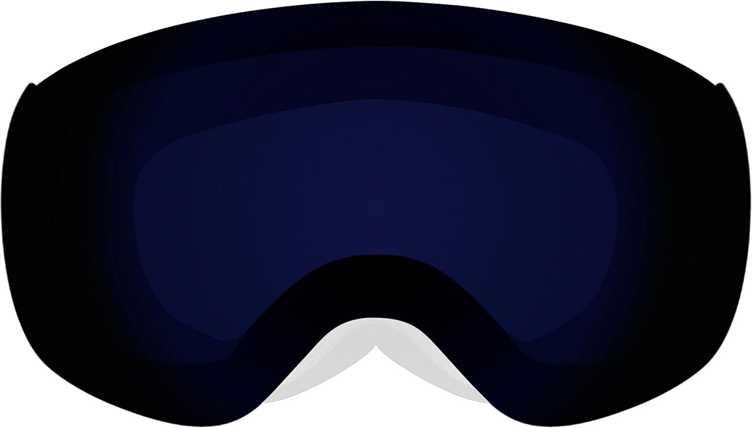 Retrospec Dipper Plus Kids’ Ski & Snowboard Snow Goggles & Lens for Children, Interchangeable Lens – Skiing and Snowboarding(Sapphire Lens Only)
