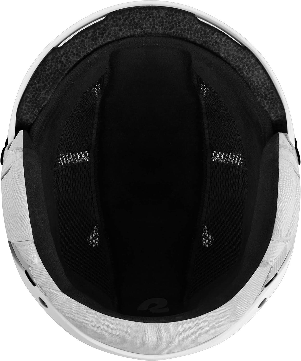 Comstock Kids Ski & Snowboard Helmet with ABS Shell, EPS Impact Protection & 10 Cooling Vents – Adjustable Winter Sports Gear, Goggle Clip(Matte White)