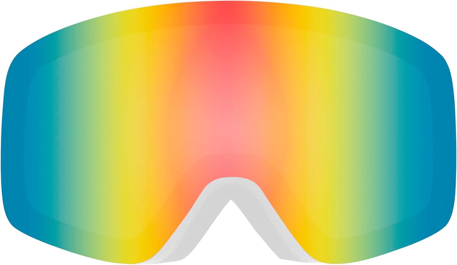 Retrospec Flume Ski Goggles for Men and Women UV Protection(Kaleido)