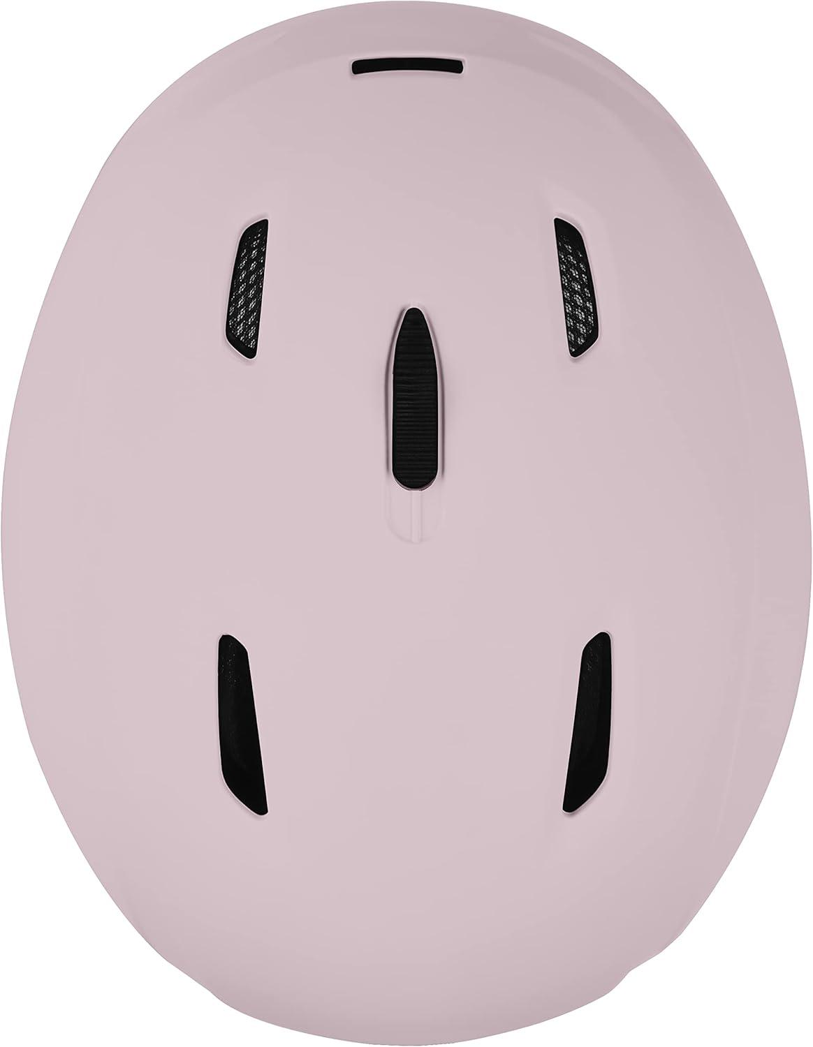 Retrospec Zephyr Ski Helmet – Snowboard Helmet for Adults & Youth with Adjustable Fit, 9 Breathable Vents, Removable Washable Earmuffs – Snow Sports Helmet for Men & Women(Matte Rose)