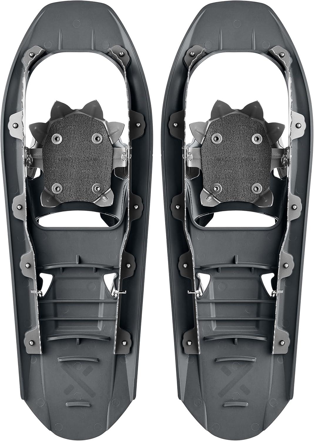 Retrospec Drifter Plus 23/25 Inch Backcountry and Mountaineering Show Shoes, Durable All Terrain with Secure Double Ratchet Binding, Steel Toe Crampons, and Heel Lifters for Winter Hiking