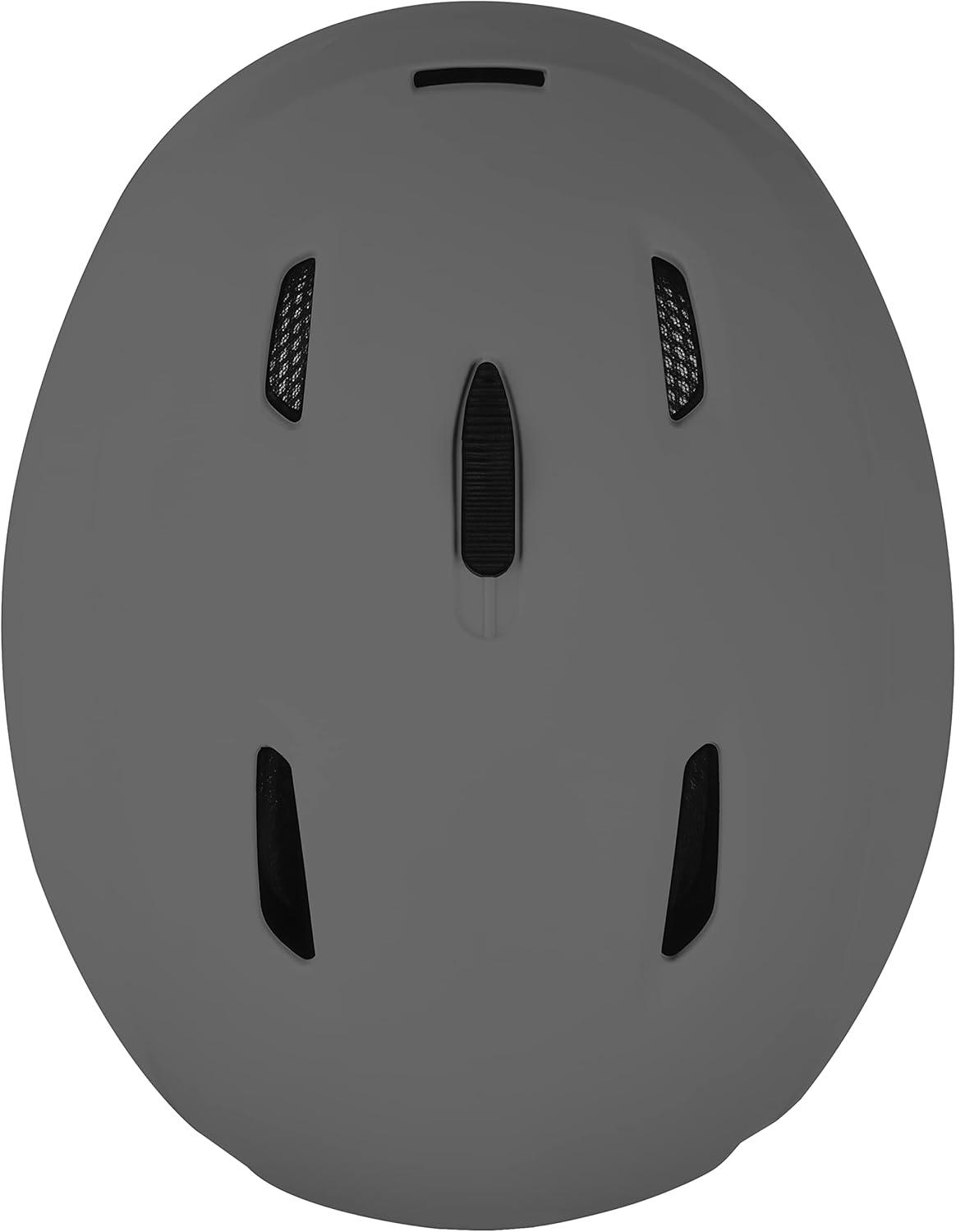 Retrospec Zephyr Ski Helmet – Snowboard Helmet for Adults & Youth with Adjustable Fit, 9 Breathable Vents, Removable Washable Earmuffs – Snow Sports Helmet for Men & Women(Matte Basalt)