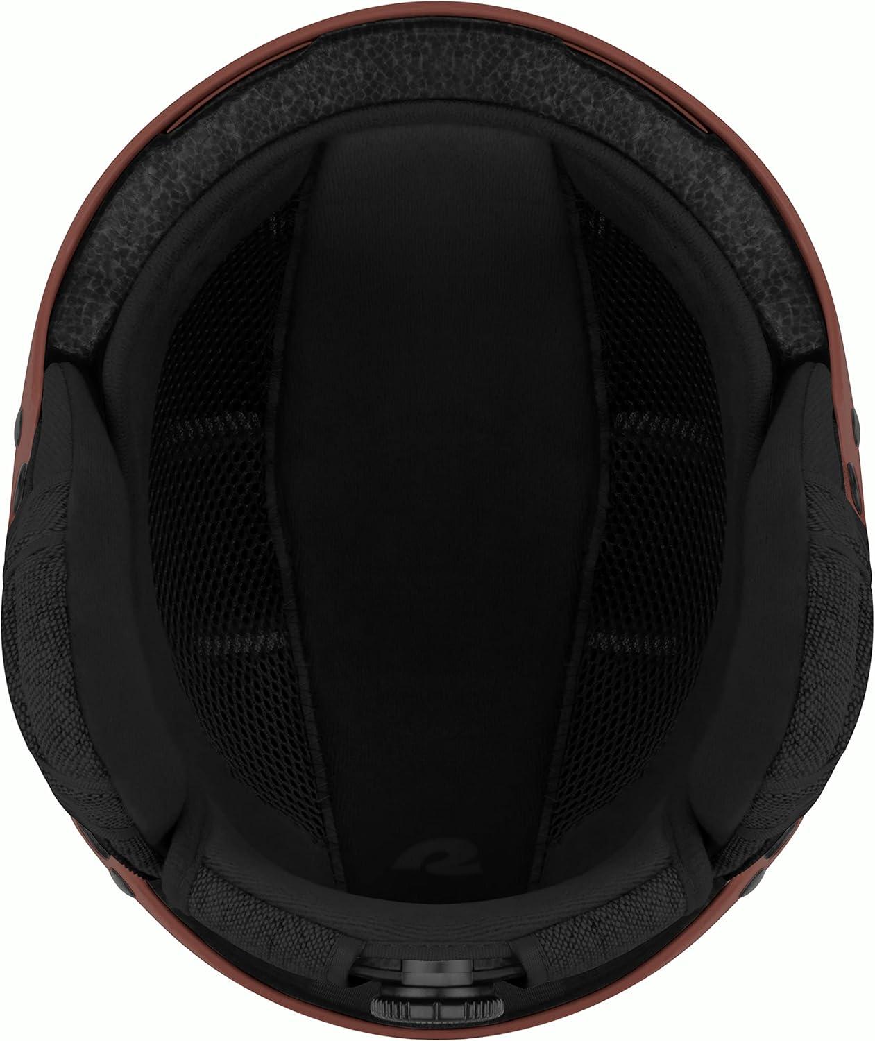 Retrospec Comstock Ski Helmet – Snowboard Helmet for Adults & Youth – Adjustable Fit Snow Helmet with Protective Shell and Breathable Vents for Men, Women, Boys & Girls(Matte Burgundy)