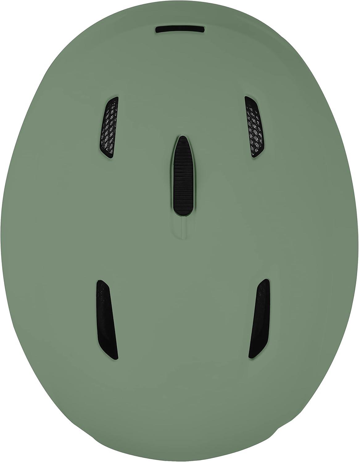 Retrospec Zephyr Ski Helmet – Snowboard Helmet for Adults & Youth with Adjustable Fit, 9 Breathable Vents, Removable Washable Earmuffs – Snow Sports Helmet for Men & Women(Matte Olive)
