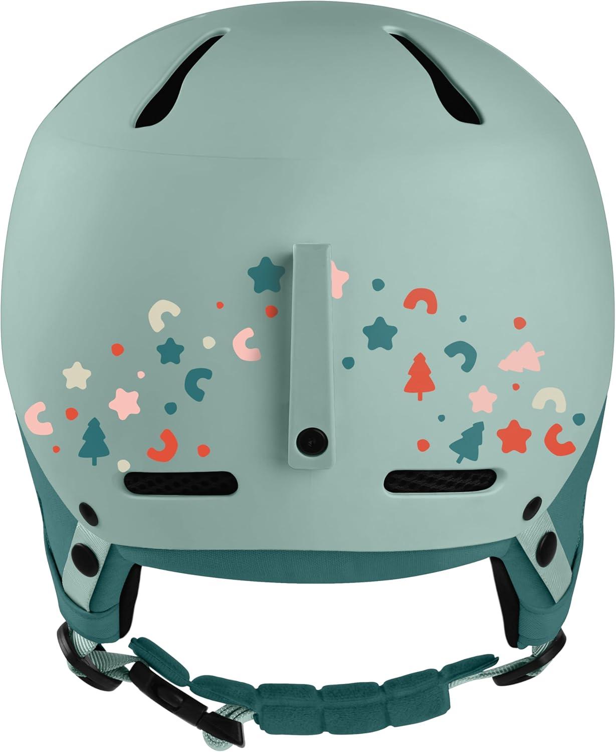 Comstock Kids Ski & Snowboard Helmet with ABS Shell, EPS Impact Protection & 10 Cooling Vents – Adjustable Winter Sports Gear, Goggle Clip(Matte Matcha Forest)