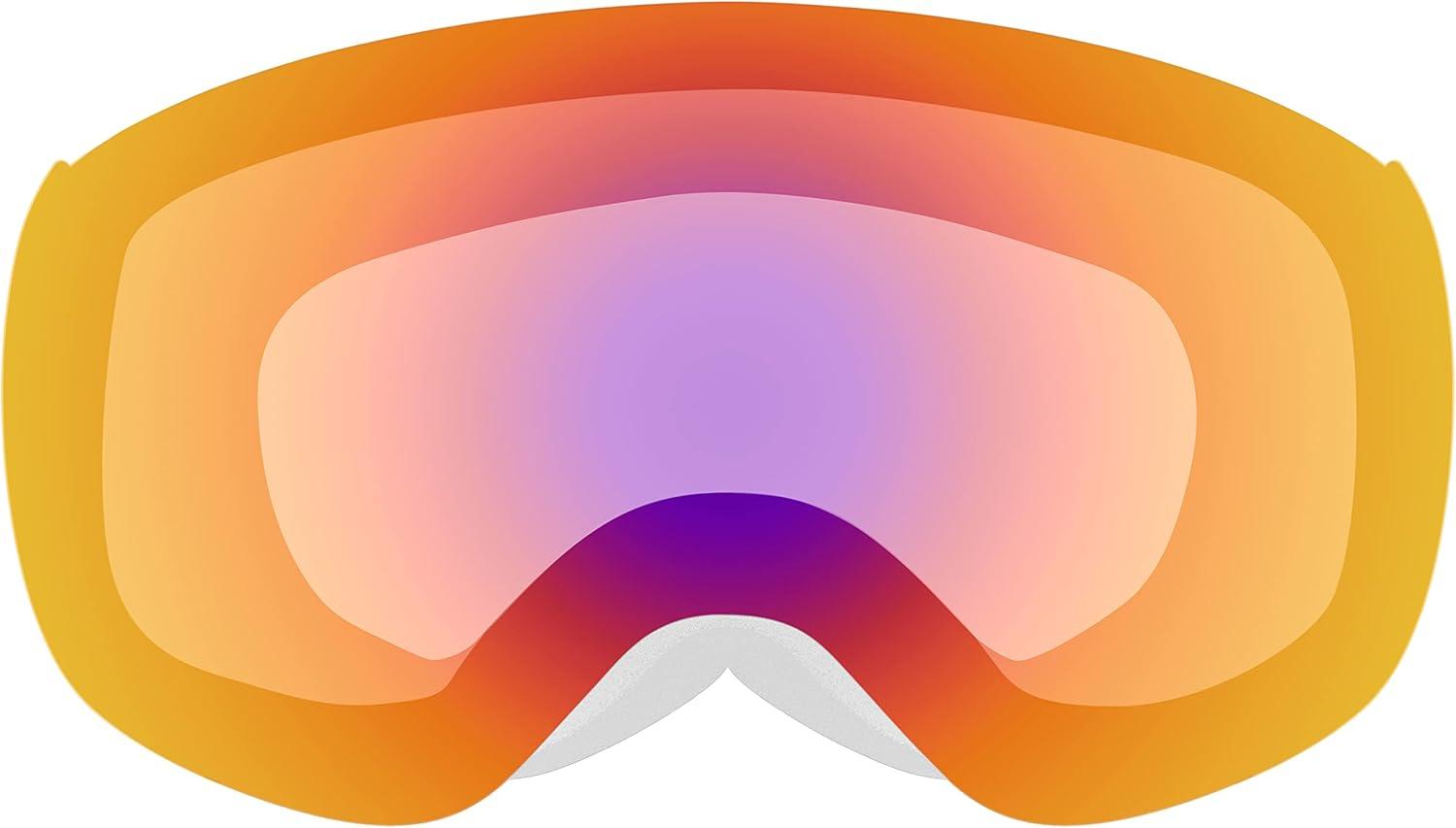 Retrospec Dipper Plus Kids’ Ski & Snowboard Snow Goggles & Lens for Children, Interchangeable Lens – Skiing and Snowboarding(Opal Lens Only)
