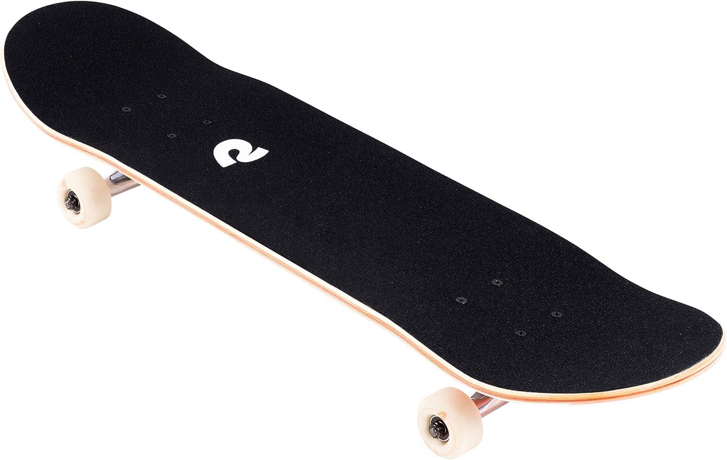 Retrospec Alameda Skateboard Complete | Canadian Maple Wood Deck w/ 5.5 Inch Aluminum Alloy Trucks for Commuting, Cruising, Carving & Downhill Riding(Modern Terracota)