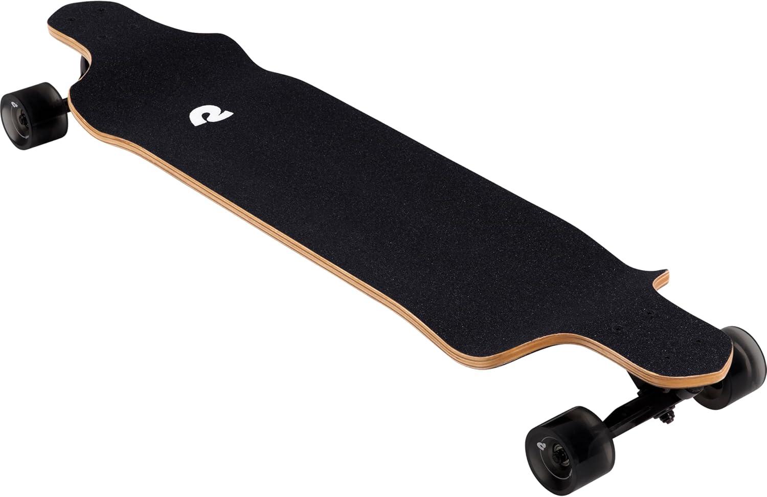 Retrospec Tidal Drop Down Longboard – 41″ Extra Wide Stable Deck, 9-Ply Canadian Maple, ABEC-9 Bearings, 85A PU Wheels, Reverse Kingpin Trucks for Cruising & Downhill(Rip Current)