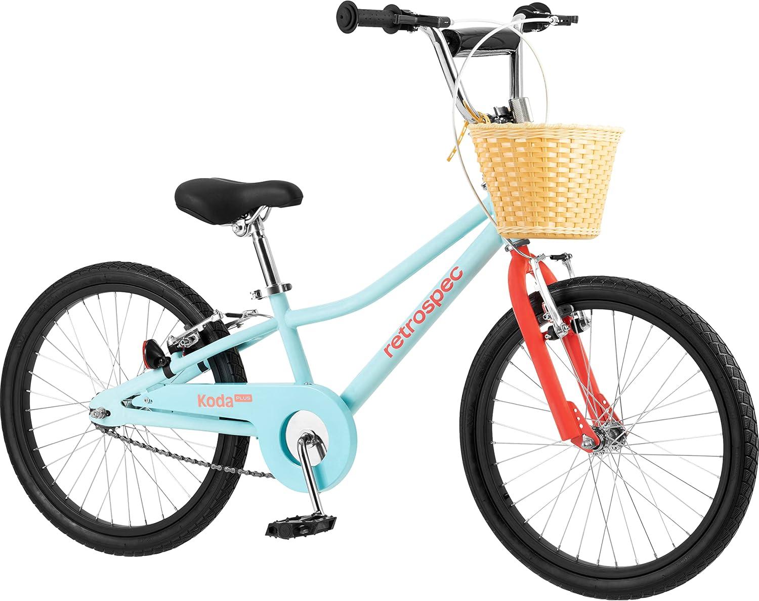 Retrospec Koda Plus Kids Bike for Boys & Girls Ages 6-8 Years – 20″ Children’s Bicycle, Adjustable Seat & Handlebars(Starfish)