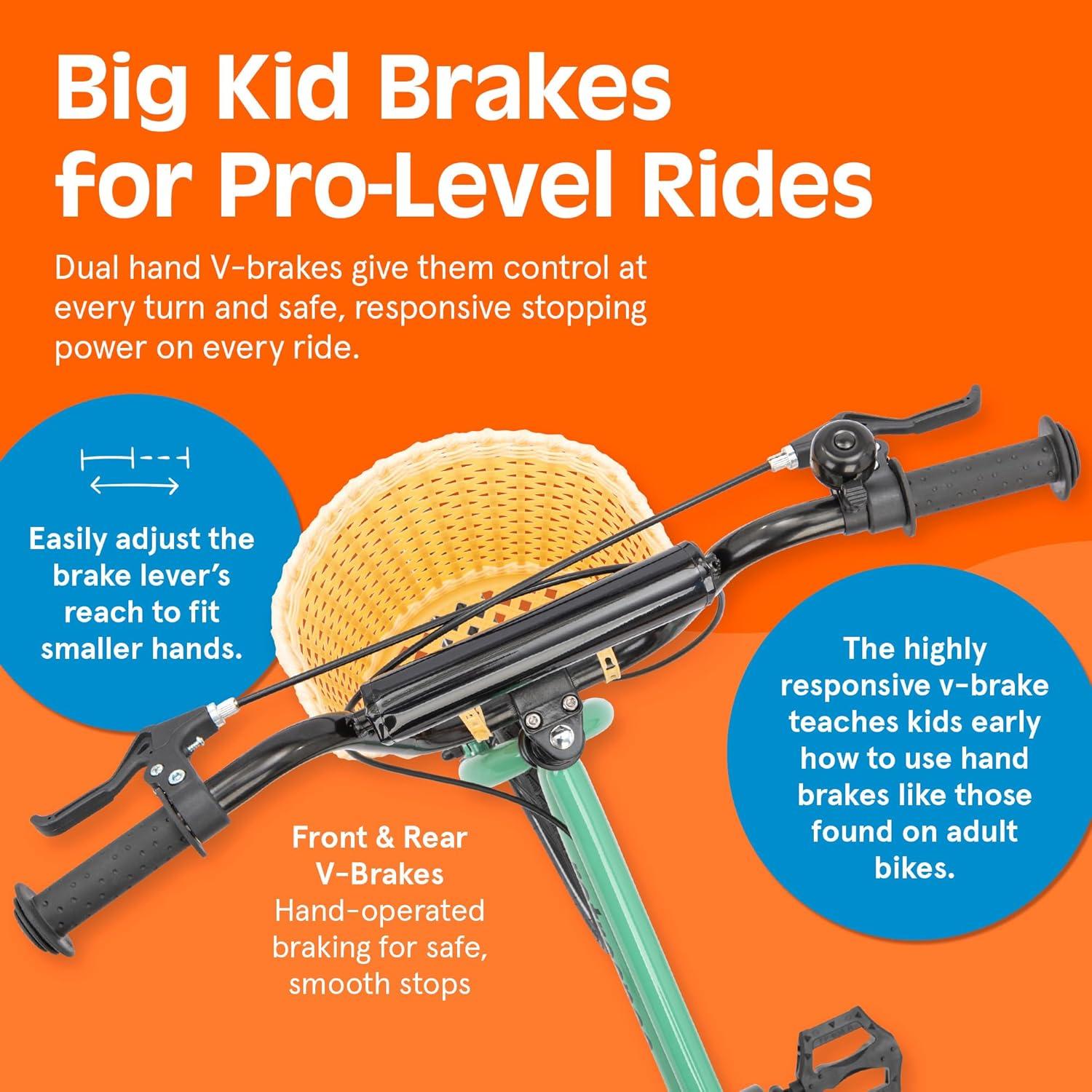 Retrospec Koda Plus Kids Bike for Boys & Girls Ages 6-8 Years – 20″ Children’s Bicycle, Adjustable Seat & Handlebars(Mantis)