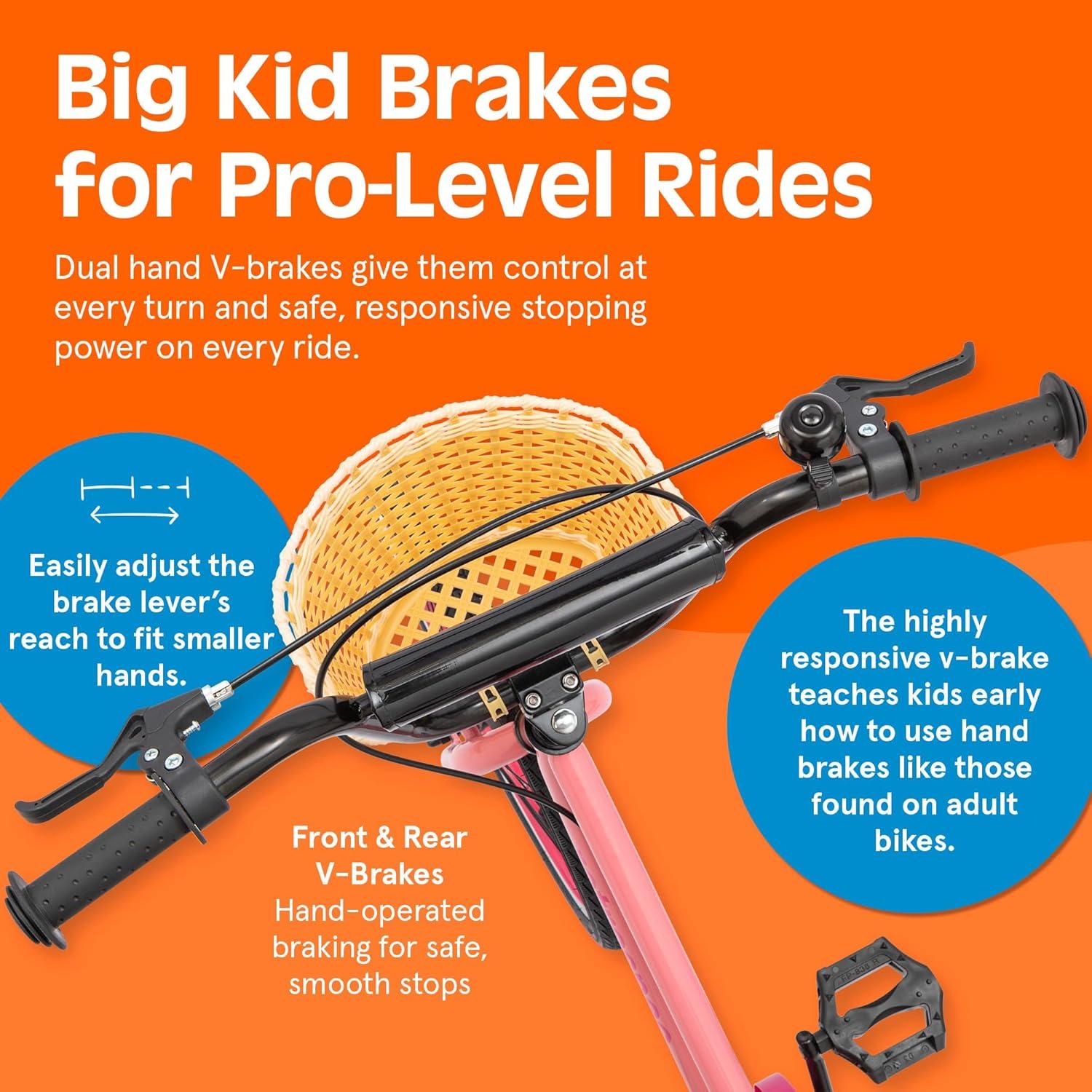 Retrospec Koda Plus Kids Bike for Boys & Girls Ages 6-8 Years – 20″ Children’s Bicycle, Adjustable Seat & Handlebars(Cotton Candy)
