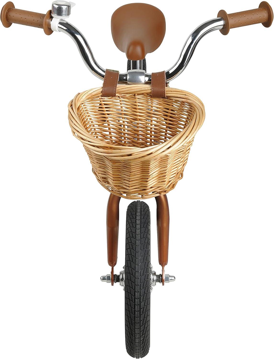 Retrospec Baby Beaumont Kids’ Balance Bike for Toddlers, No Pedals, Cushioning Air Filled Tires for Boys and Girls Ages 18 Months – 3 Years, with Adjustable Seat Height(Burnt Orange)