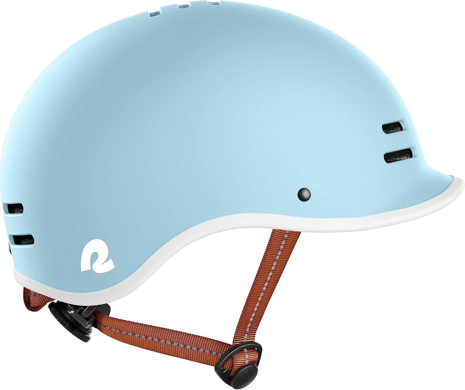 Retrospec Remi Adult Bike Helmet for Men & Women – Bicycle Helmet for Commuting, Road Biking, Skating with Adjustable Dial(Matte Cool Mint With Adjustable Dial)