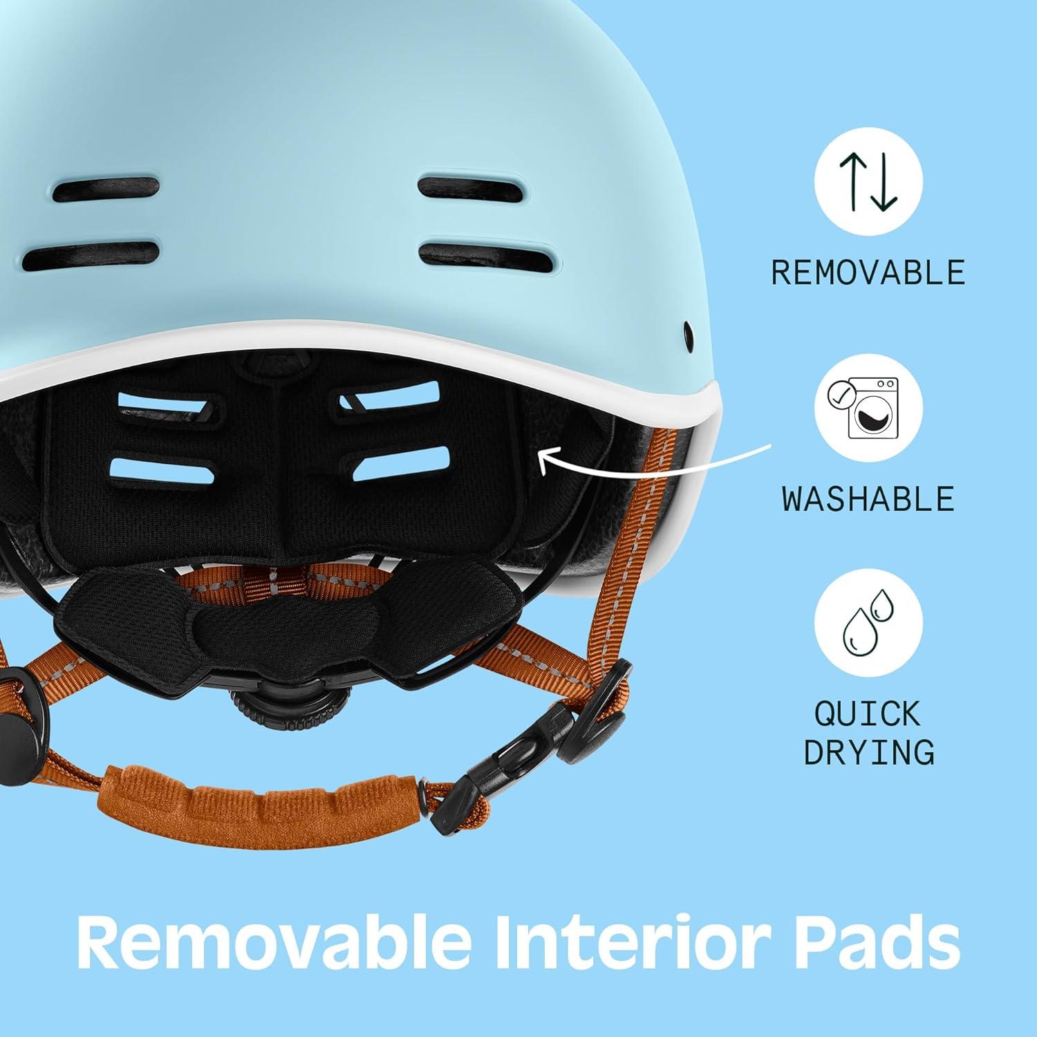 Retrospec Remi Adult Bike Helmet for Men & Women – Bicycle Helmet for Commuting, Road Biking, Skating with Adjustable Dial(Matte Cool Mint With Adjustable Dial)
