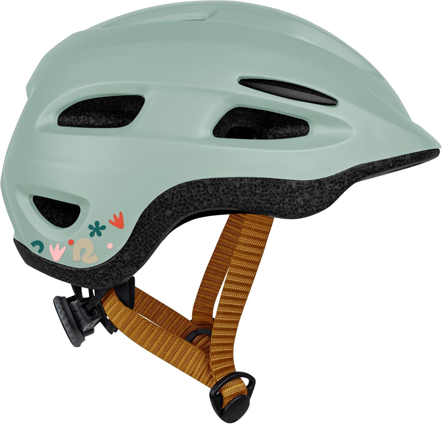 Retrospec Scout Toddler Bike Helmet – Kids Bike Helmet Multi-Sport Protection, Premium Safety & Ventilation, Adjustable Kids Helmets in 2 Sizes for Boys and Girls(Matte Matcha Bloom)