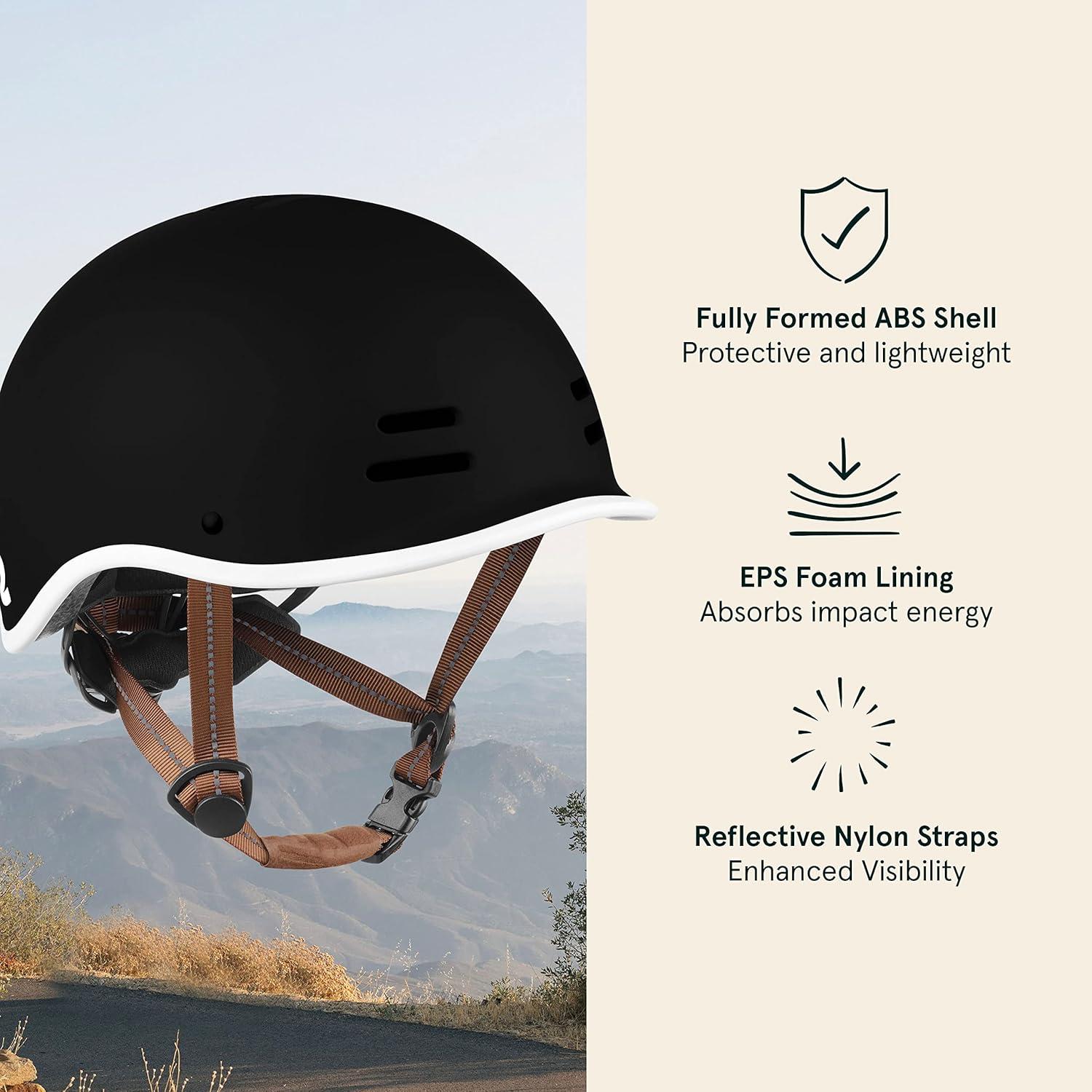 Retrospec Remi Kids Bike Helmet with Built-in Sun Visor – Adjustable Youth & Toddler Safety Gear for Cycling, Skating & Scooters – 11 Air Vents, Washable Padding & Reflective Straps(Matte Black)