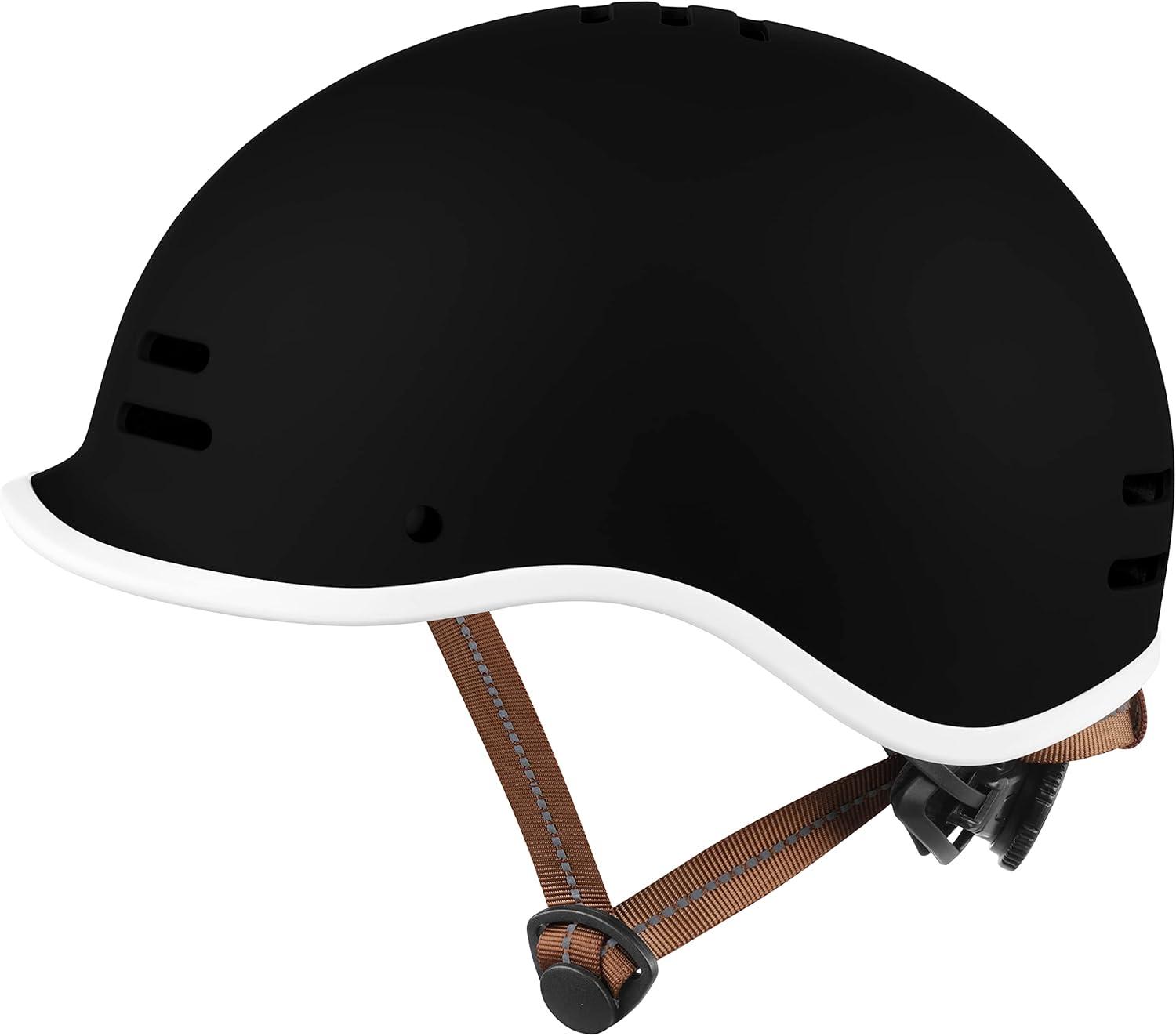 Retrospec Remi Kids Bike Helmet with Built-in Sun Visor – Adjustable Youth & Toddler Safety Gear for Cycling, Skating & Scooters – 11 Air Vents, Washable Padding & Reflective Straps(Matte Black)