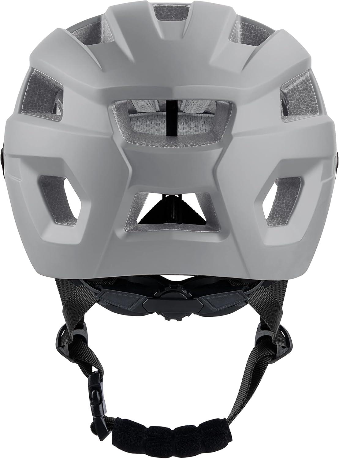 Retrospec Rowan Mountain Bike Helmet with Adjustable ErgoKnob Fit System – 14 Ventilation Ports, Removable Visor & EPS Foam Interior – Lightweight MTB Protection(Matte Stone)