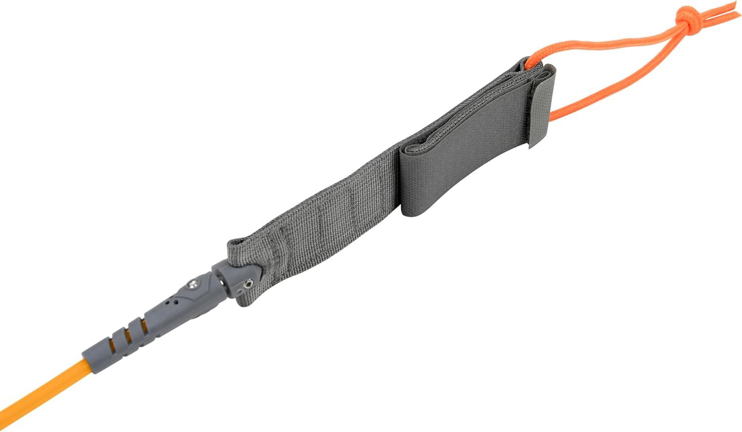 Retrospec Weekender 10′ Paddle Board Safety Leash, Coiled for Stand Up Paddleboards(Clementine)