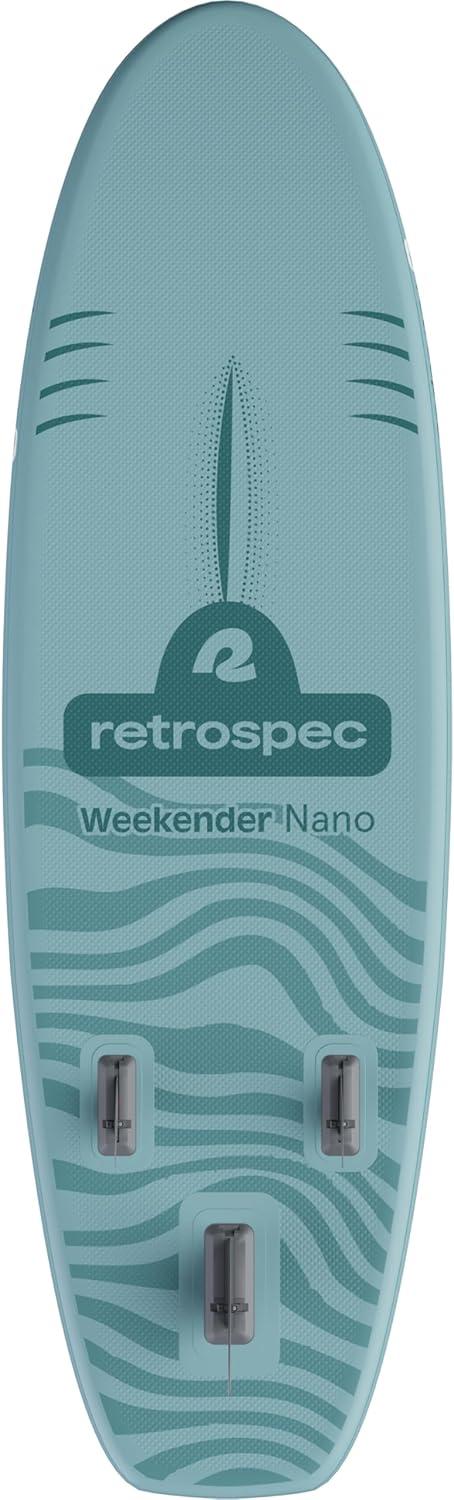 Retrospec Weekender-Nano 8ft. Inflatable Stand Up Paddleboard(Great White)