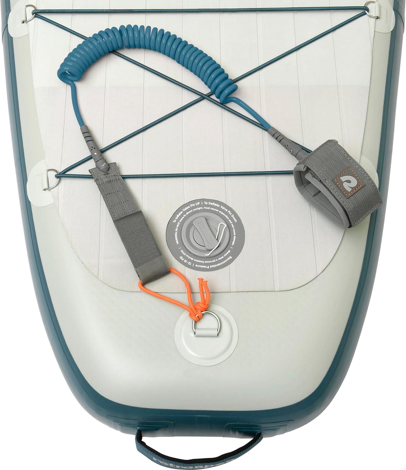 Retrospec Weekender 10′ Paddle Board Safety Leash, Coiled for Stand Up Paddleboards(Navy)